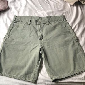 Carhartt green shorts